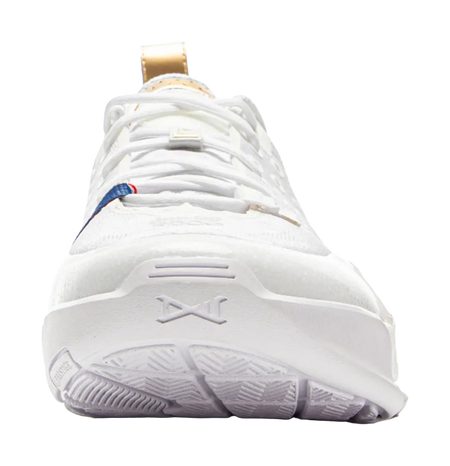 LiNing Anti Slip Wear Resistant Low Top Basketball Shoes Mens White 