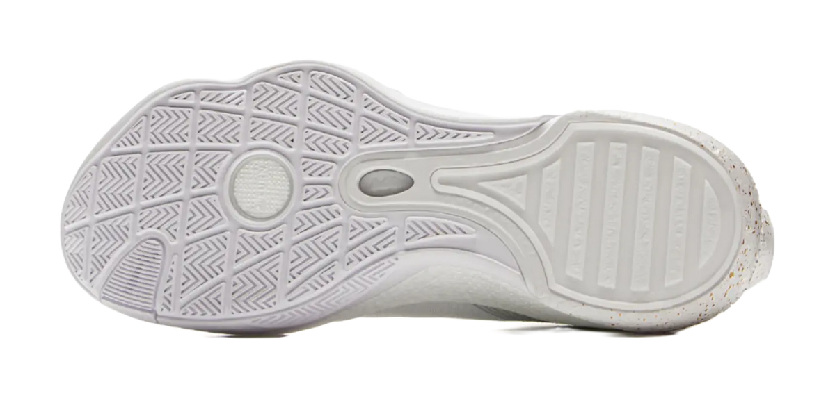 LiNing Anti Slip Wear Resistant Low Top Basketball Shoes Mens White 