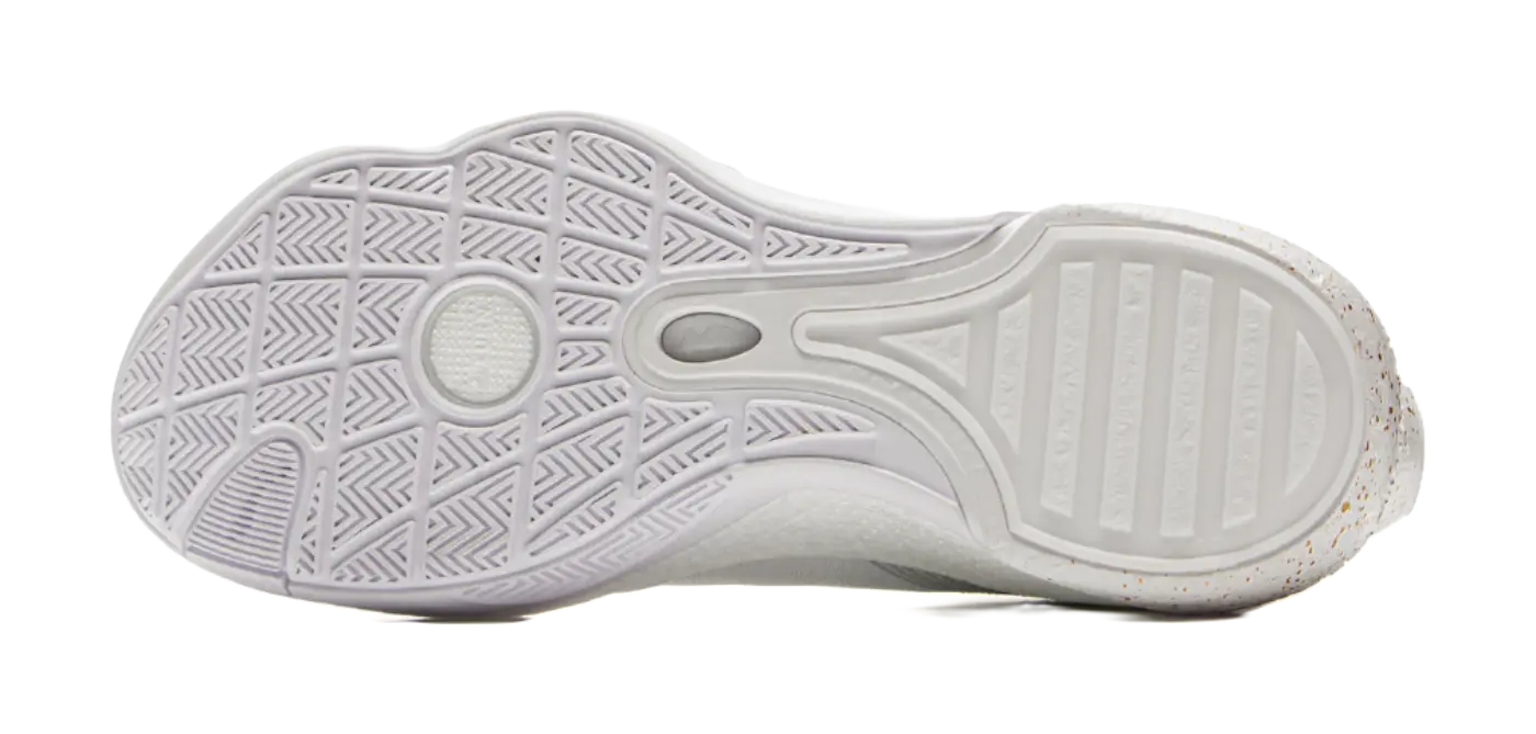 LiNing Anti Slip Wear Resistant Low Top Basketball Shoes Mens White 