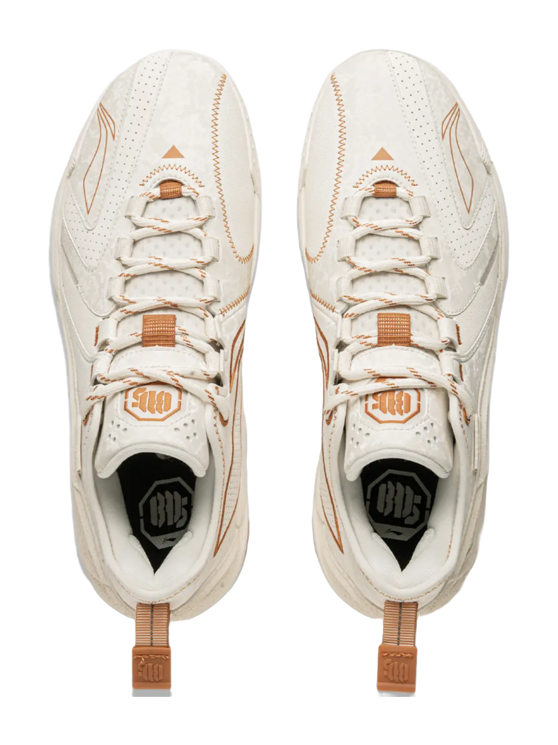 LiNing Anti Wool 4.5 Shock Absorbers Slip Resistant Abrasion Resistant Low top Basketball Shoes Mens Beige 