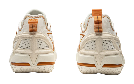 LiNing Anti Wool 4.5 Shock Absorbers Slip Resistant Abrasion Resistant Low top Basketball Shoes Mens Beige 