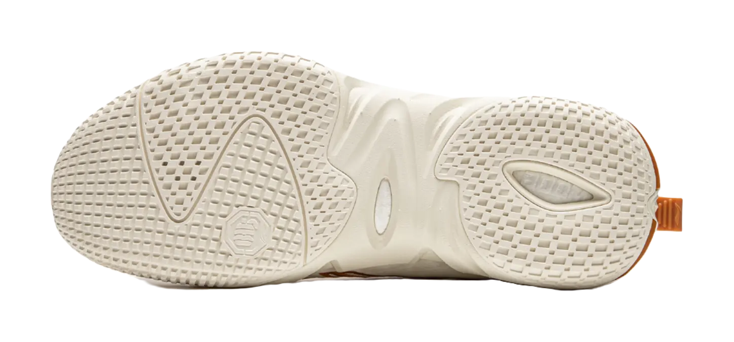 LiNing Anti Wool 4.5 Shock Absorbers Slip Resistant Abrasion Resistant Low top Basketball Shoes Mens Beige 