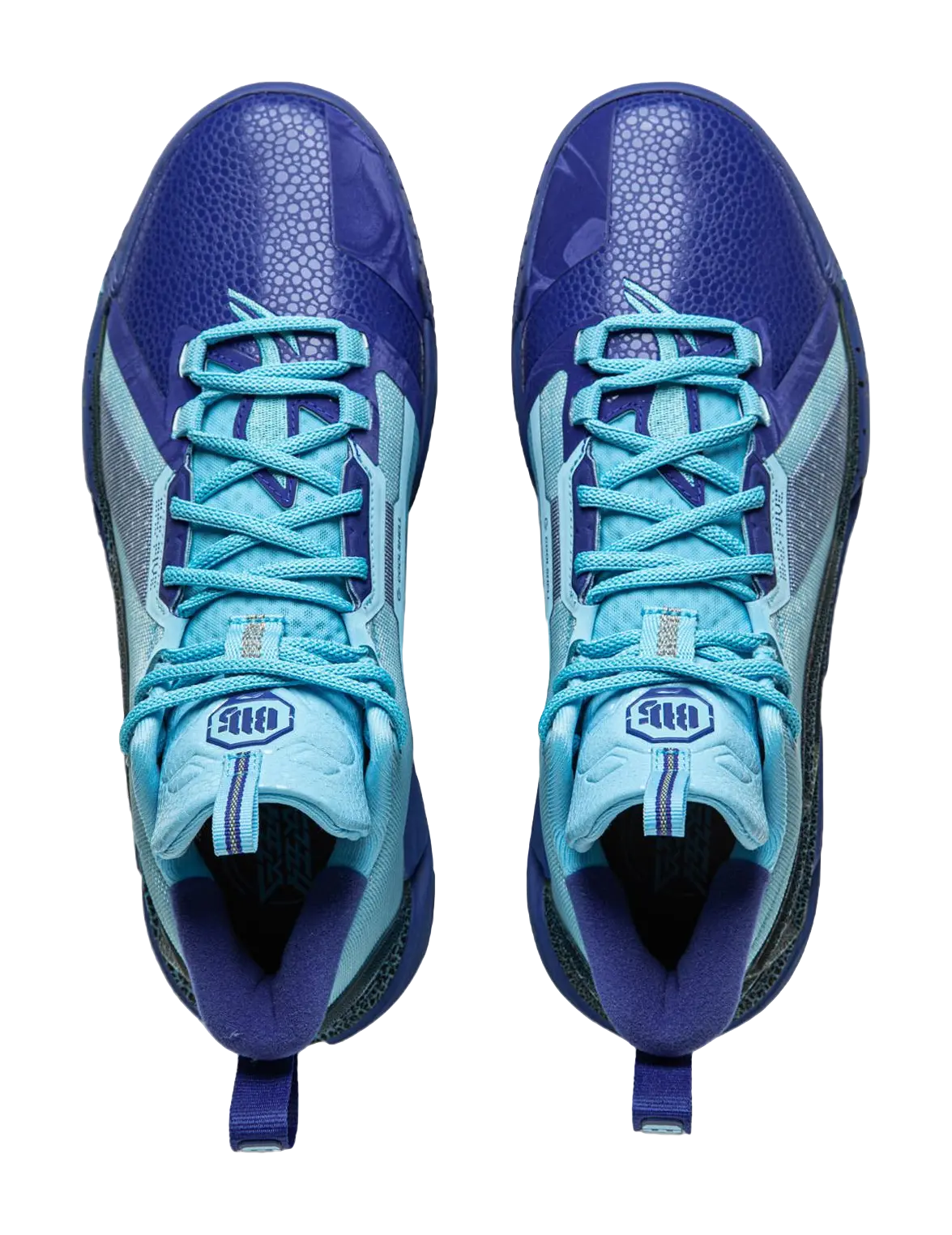 LiNing Anti-five 4 Cushioned Wear-Resistant Breathable Mid-Top Basketball Shoes Mens Blue  vjsneaker.com