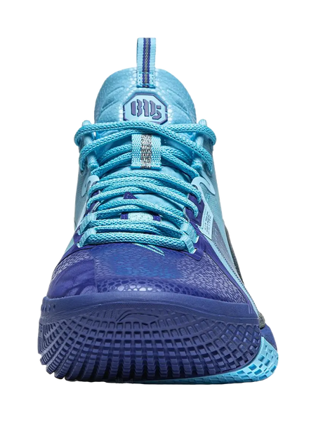 LiNing Anti-five 4 Cushioned Wear-Resistant Breathable Mid-Top Basketball Shoes Mens Blue  vjsneaker.com