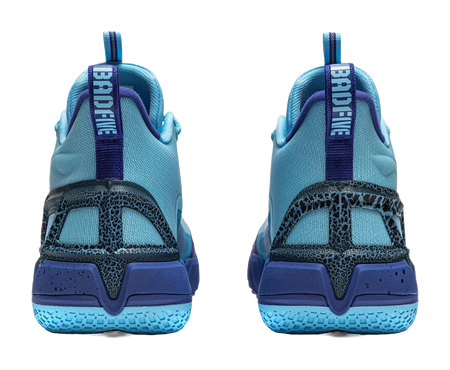 LiNing Anti-five 4 Cushioned Wear-Resistant Breathable Mid-Top Basketball Shoes Mens Blue  vjsneaker.com