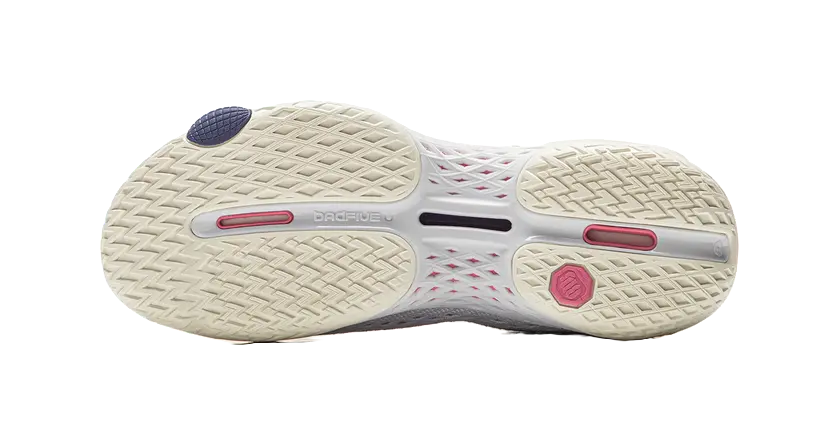 LiNing BadFive 5 Slip Resistant, Abrasion Resistant, Breathable, Rebound Grip Mid Top Basketball Shoes Mens White 