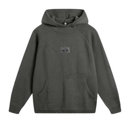 LiNing BadFive Knitwear Mens Obsidian Gray  vjsneaker.com