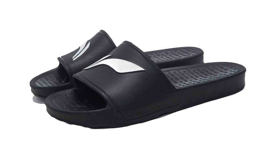 LiNing Badminton Series Slide Slippers Unisex Black 