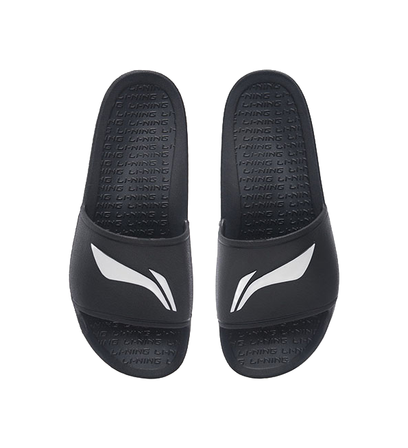 LiNing Badminton Series Slide Slippers Unisex Black 