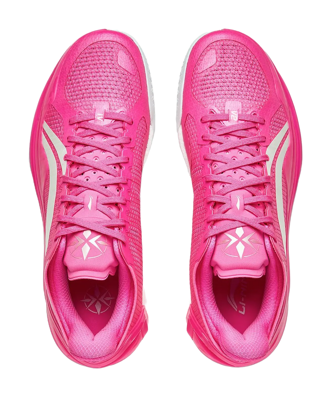 LiNing Blade 4V2 Cushioning Slip Resistant Support Lightweight Rebound Low top Basketball Shoes Mens Pink 