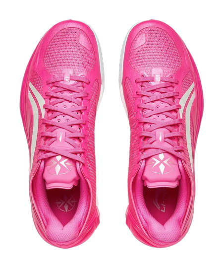 LiNing Blade 4V2 Cushioning Slip Resistant Support Lightweight Rebound Low top Basketball Shoes Mens Pink 