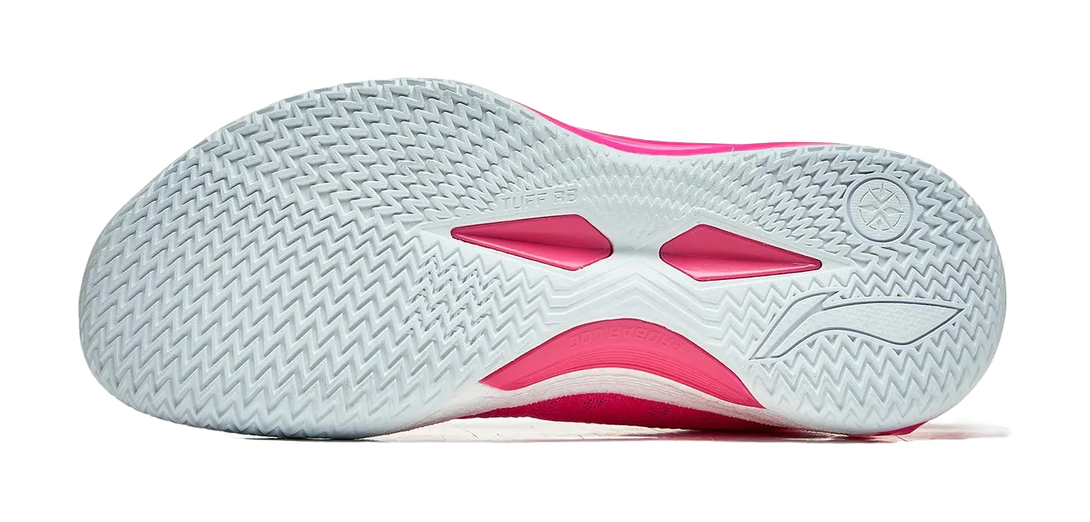 LiNing Blade 4V2 Cushioning Slip Resistant Support Lightweight Rebound Low top Basketball Shoes Mens Pink 
