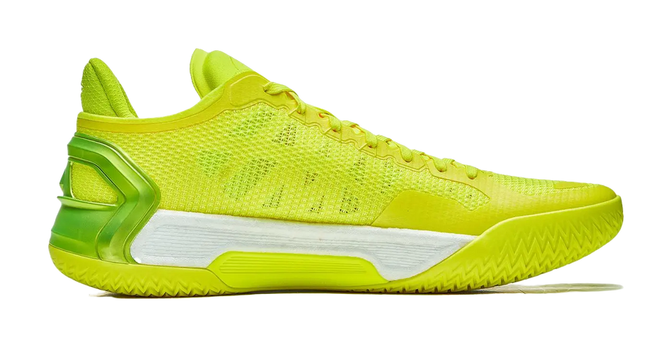 LiNing Blade 4V2 Cushioning Slip Resistant Support Lightweight Rebound Low top Basketball Shoes Mens Yellow 