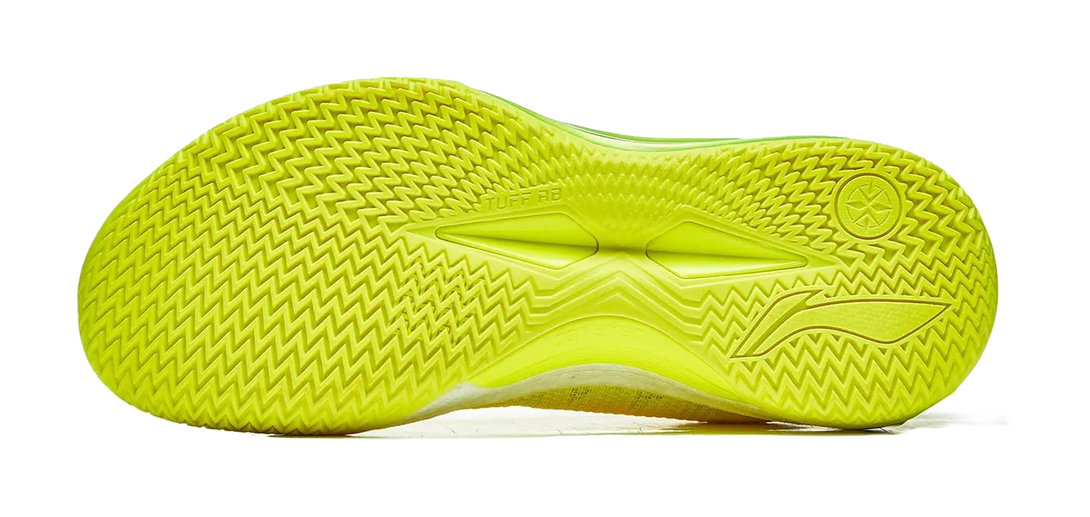 LiNing Blade 4V2 Cushioning Slip Resistant Support Lightweight Rebound Low top Basketball Shoes Mens Yellow 
