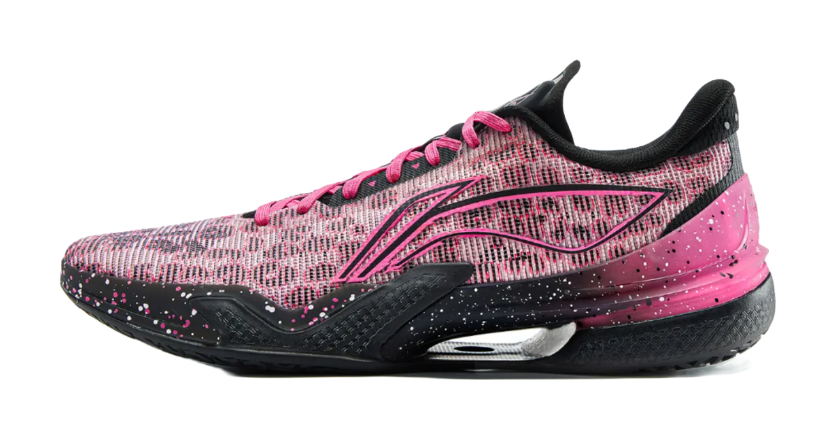 LiNing Blade 5 Shadow - Basketball Shoes Mens Black Pink 