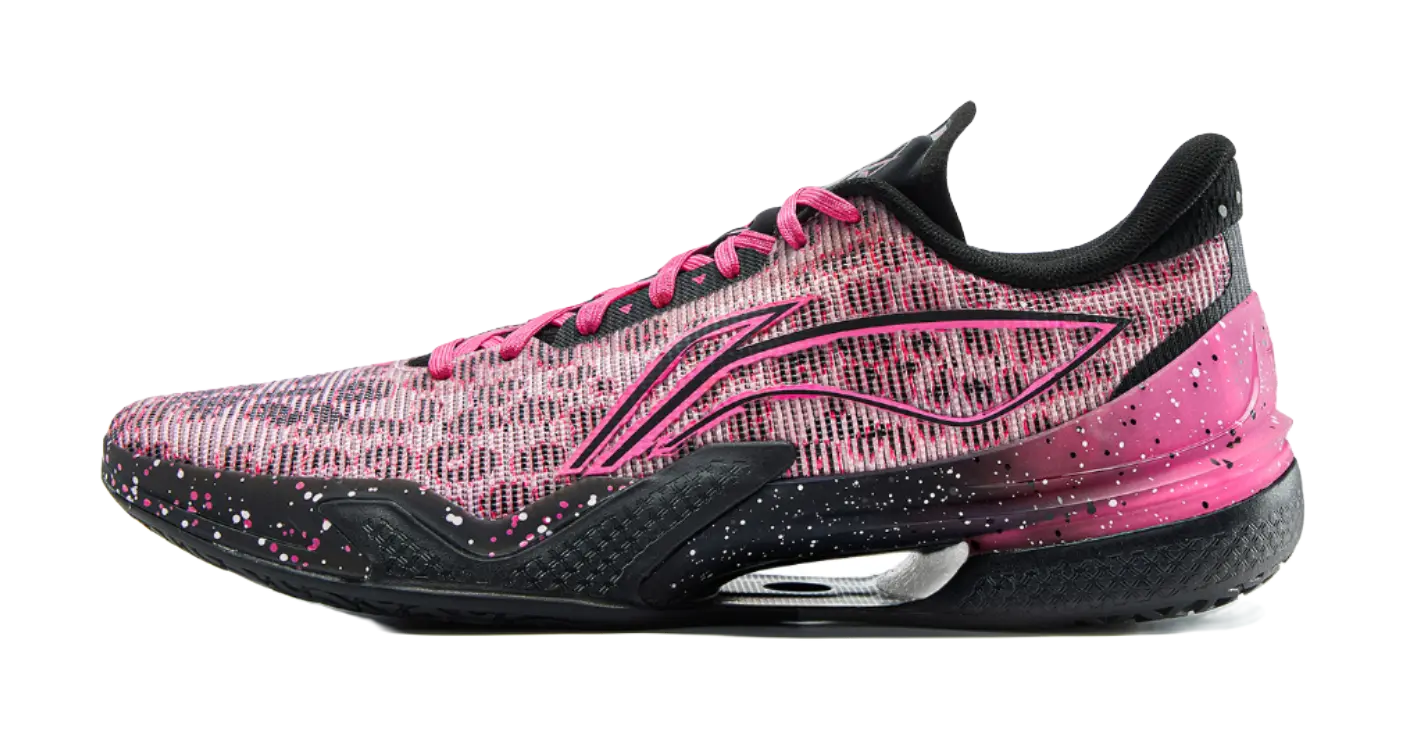 LiNing Blade 5 Shadow - Basketball Shoes Mens Black Pink 