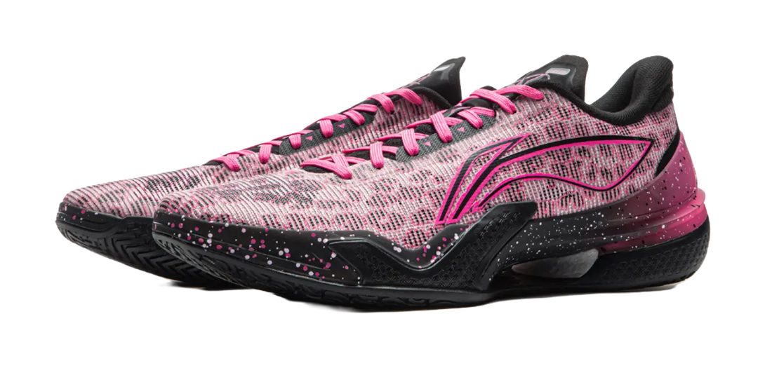 LiNing Blade 5 Shadow - Basketball Shoes Mens Black Pink 