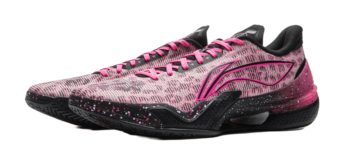 LiNing Blade 5 Shadow - Basketball Shoes Mens Black Pink 
