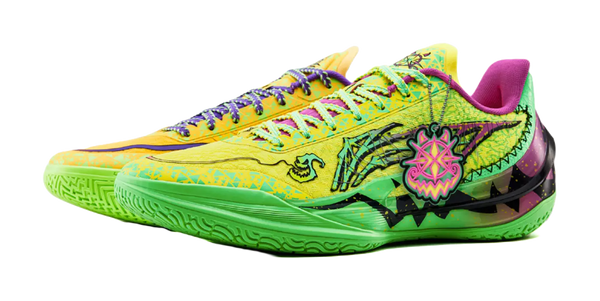 LiNing Blade 5V2 Ghost Halloween - Mandarin Duck Yellow Green Basketball Shoes for Men 