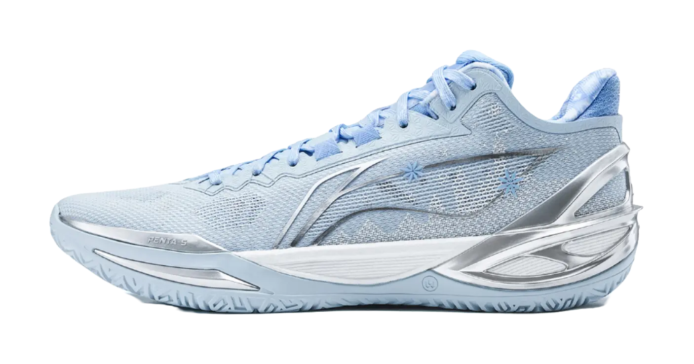 LiNing Blade 6 Frost Basketball Shoes Unisex Low top Glacier Blue 