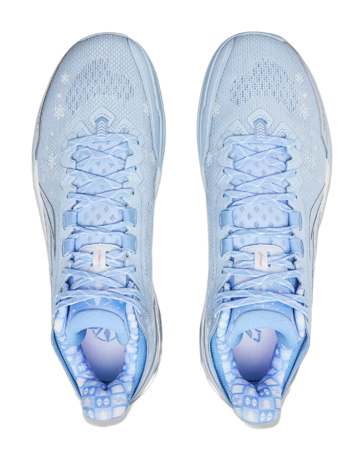 LiNing Blade 6 Frost Basketball Shoes Unisex Low top Glacier Blue 