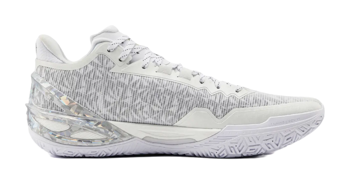 LiNing Blade 6 Kaleidoscope PENTA-S - White Basketball Shoes for Men 