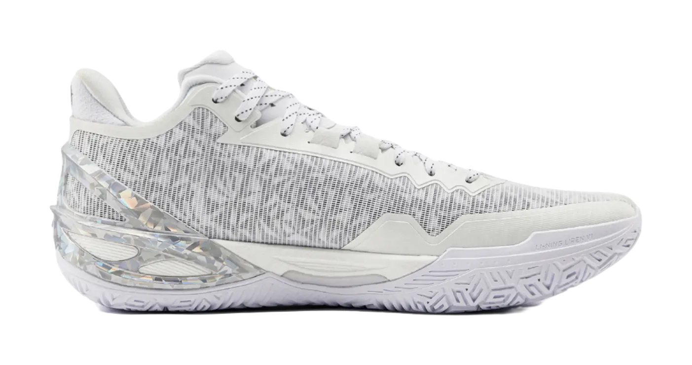 LiNing Blade 6 Kaleidoscope PENTA-S - White Basketball Shoes for Men 