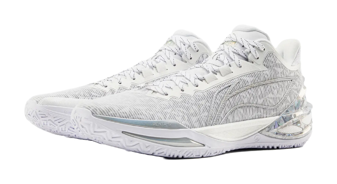 LiNing Blade 6 Kaleidoscope PENTA-S - White Basketball Shoes for Men 