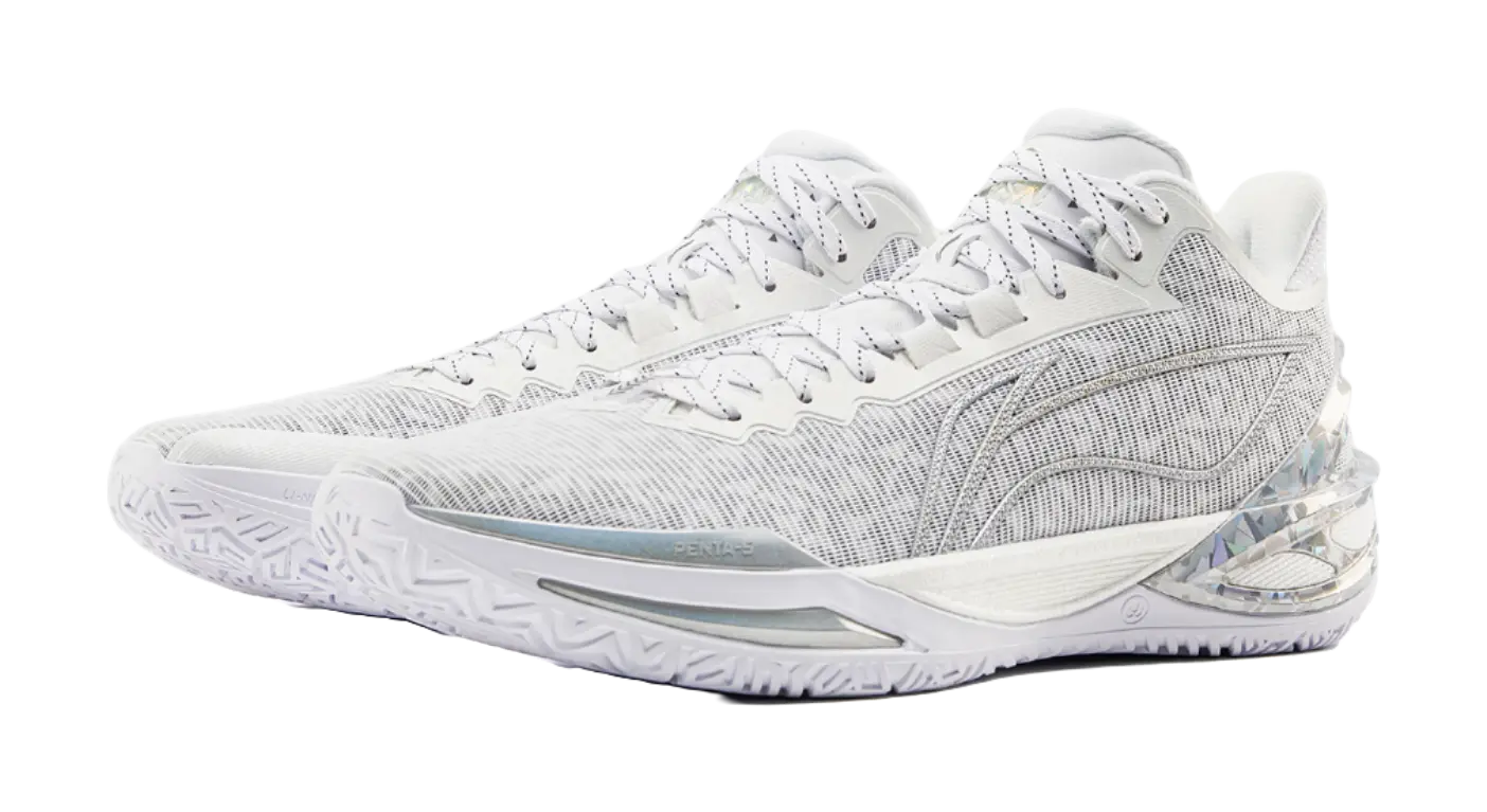 LiNing Blade 6 Kaleidoscope PENTA-S - White Basketball Shoes for Men 