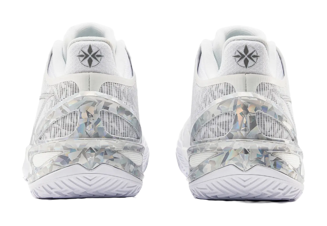 LiNing Blade 6 Kaleidoscope PENTA-S - White Basketball Shoes for Men 