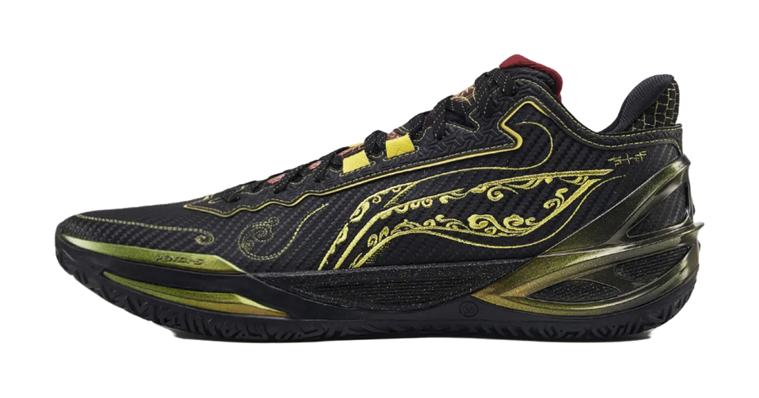 LiNing Blade 6 Qi Tian - Black Gold Basketball Shoes for Men 