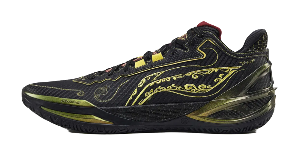 LiNing Blade 6 Qi Tian - Black Gold Basketball Shoes for Men 