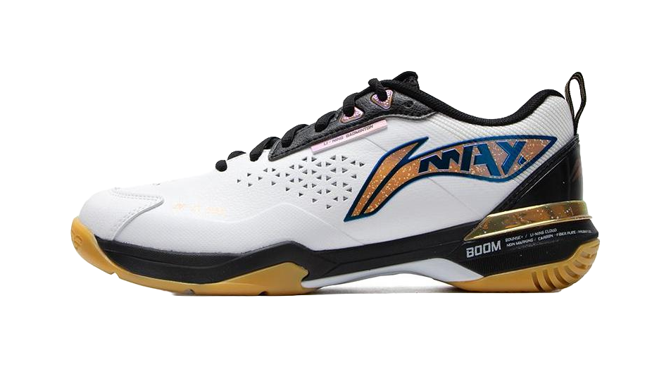 LiNing Blade Ma Slip Resistant And Breathable Low top Badminton Shoes Unisex White/Black 