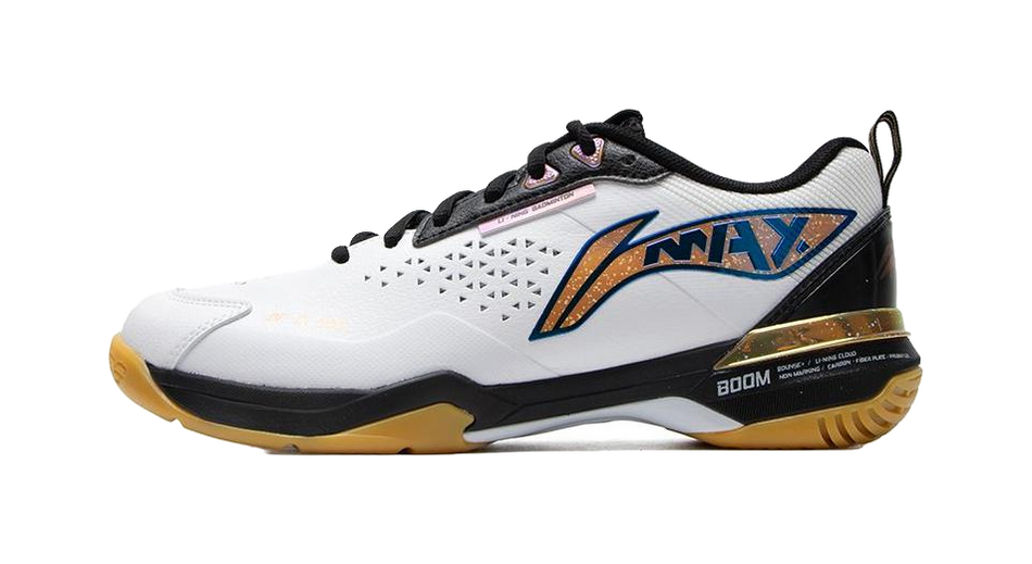 LiNing Blade Ma Slip Resistant And Breathable Low top Badminton Shoes Unisex White/Black 