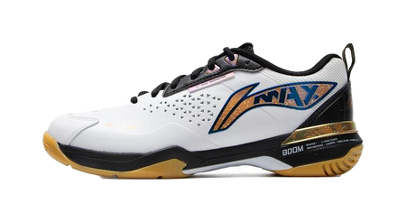 LiNing Blade Ma Slip Resistant And Breathable Low top Badminton Shoes Unisex White/Black 