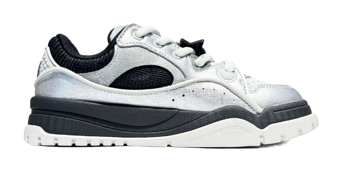 LiNing Boo Abrasion Resistant Breathable Low top Skateboard Shoes Men's Silver 