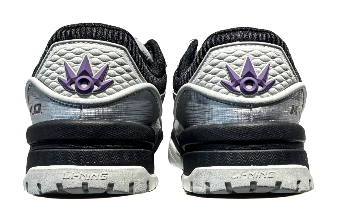 LiNing Boo Abrasion Resistant Breathable Low top Skateboard Shoes Men's Silver 