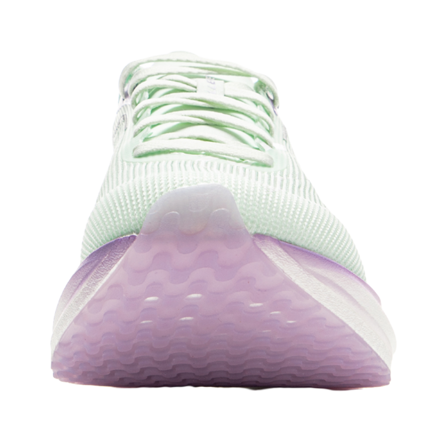 LiNing Breathable And Resilient Low top Carbon Plate Racing Running Shoes Women's Soft Aqua Blue 