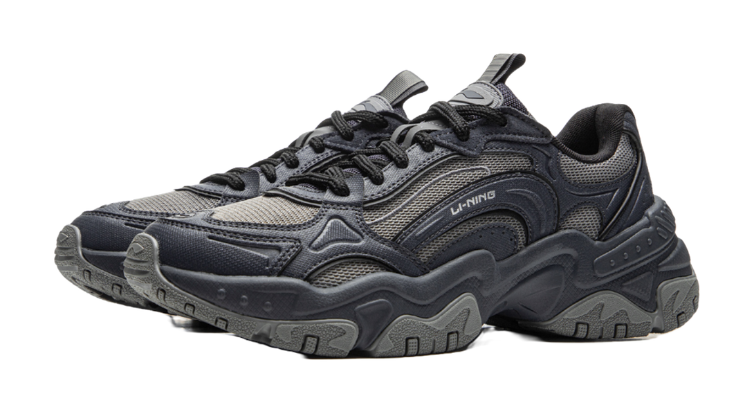 LiNing Brown Sugar V2 Cushioning Anti-Slip And Wear-Resistant Low-Top Casual Shoes Men's Black 