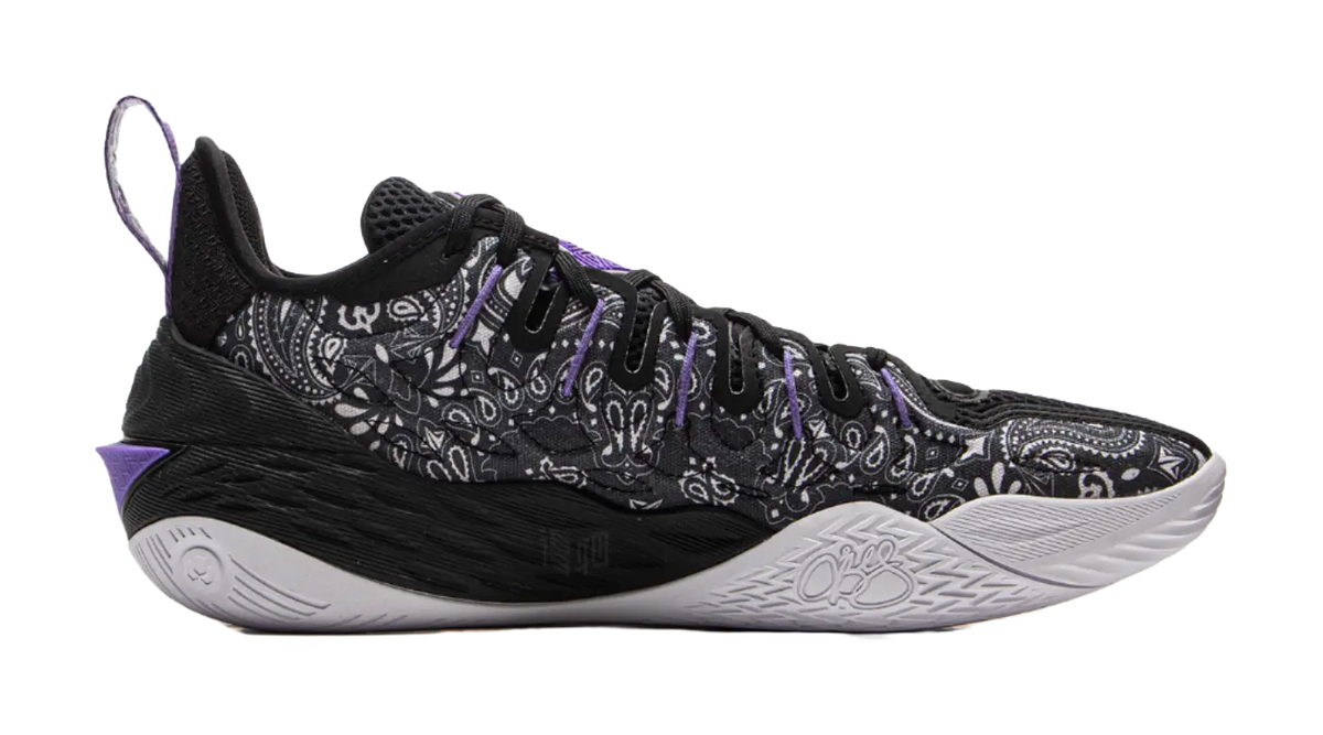 LiNing Buckets Cushioned Slip-Resistant Breathable Rebound Low-Top Basketball Shoes Mens Black  vjsneaker.com