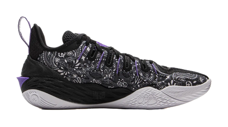 LiNing Buckets Cushioned Slip-Resistant Breathable Rebound Low-Top Basketball Shoes Mens Black  vjsneaker.com