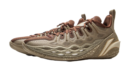 LiNing Buckets Cushioning, Slip Resistant, And Breathable Low Top Basketball Shoes Mens Umber  vjsneaker.com