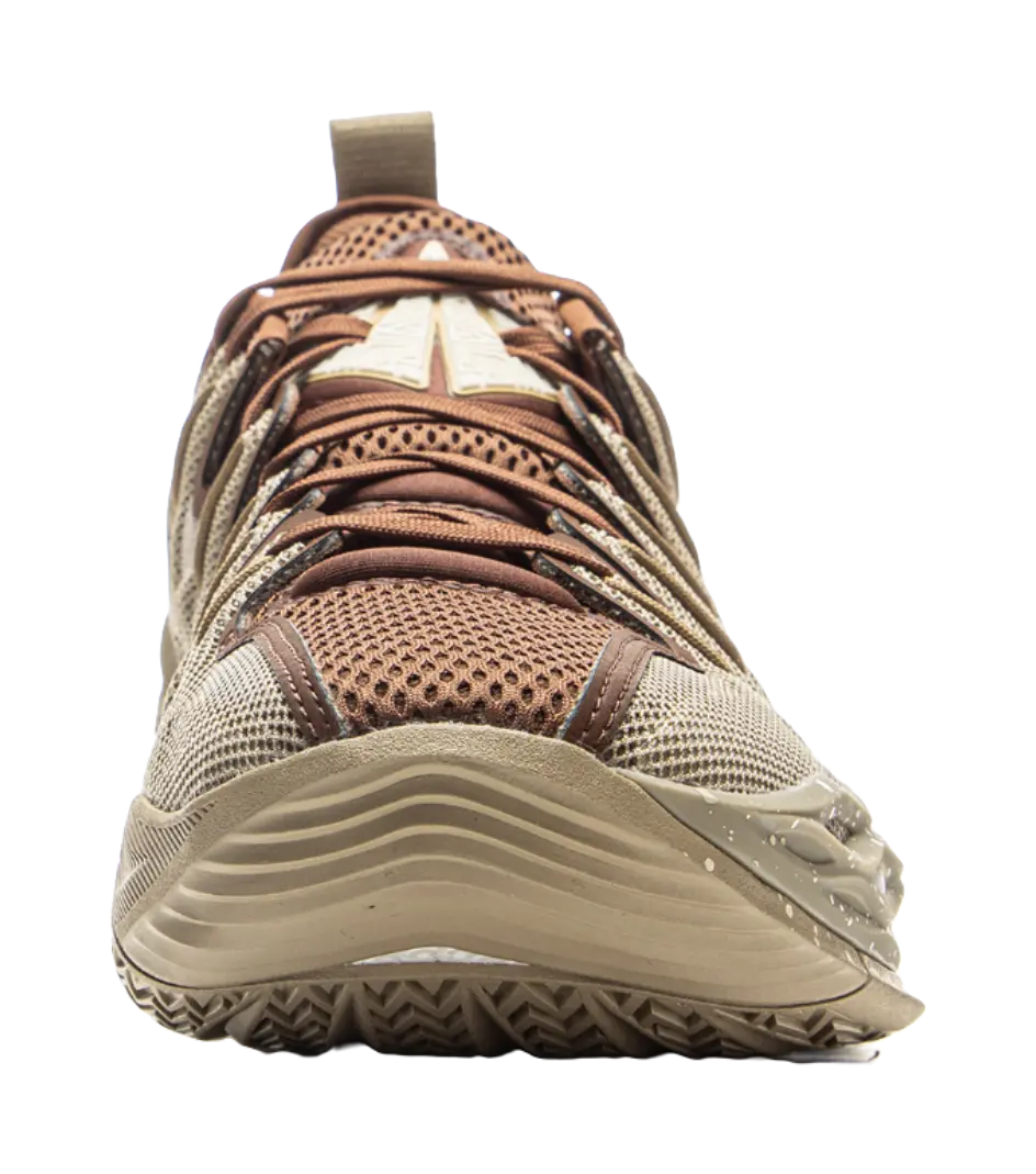 LiNing Buckets Cushioning, Slip Resistant, And Breathable Low Top Basketball Shoes Mens Umber  vjsneaker.com