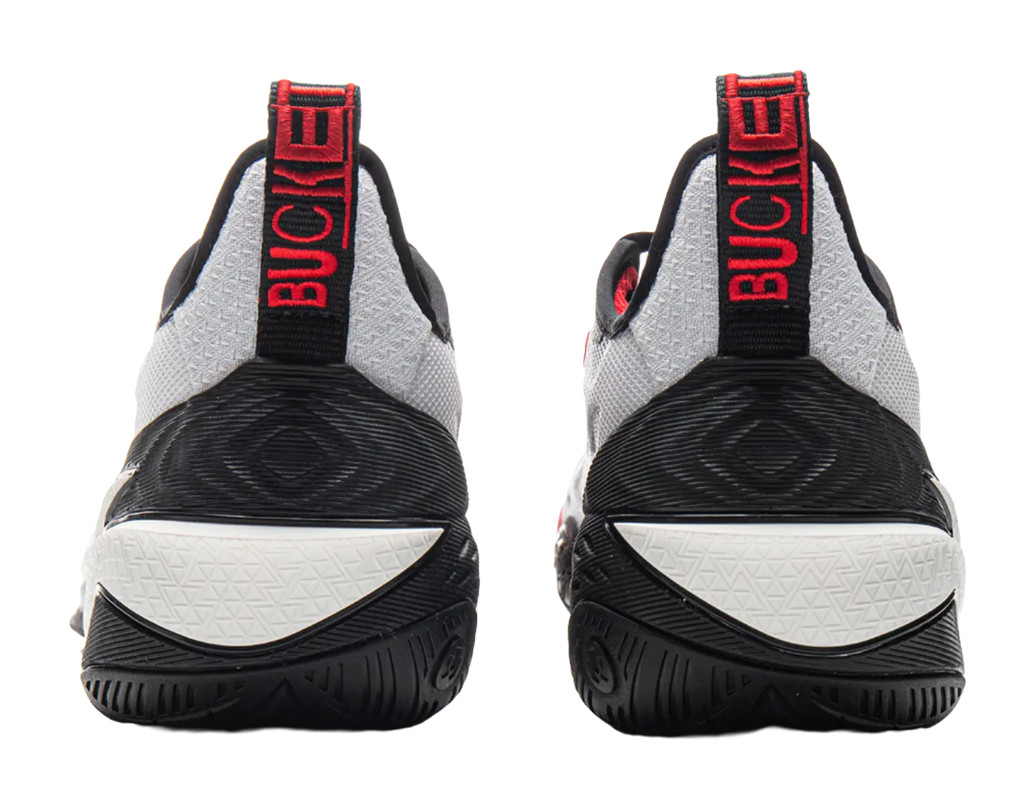 LiNing Buckets Shock Absorbers Slip Resistant Breathable Low Top Basketball Shoes Mens Black White  vjsneaker.com