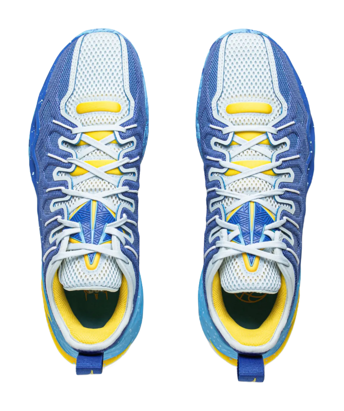 LiNing Buckets Shock Absorbers Slip Resistant Breathable Low Top Basketball Shoes Mens Blue  vjsneaker.com