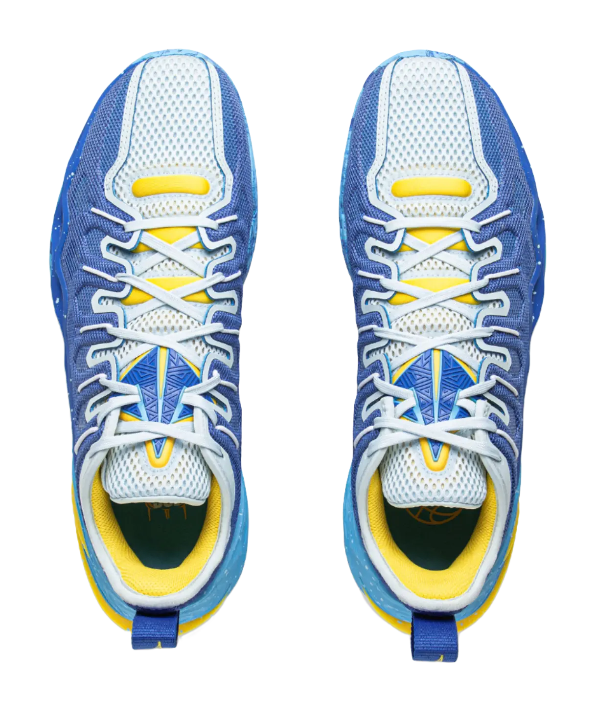 LiNing Buckets Shock Absorbers Slip Resistant Breathable Low Top Basketball Shoes Mens Blue  vjsneaker.com