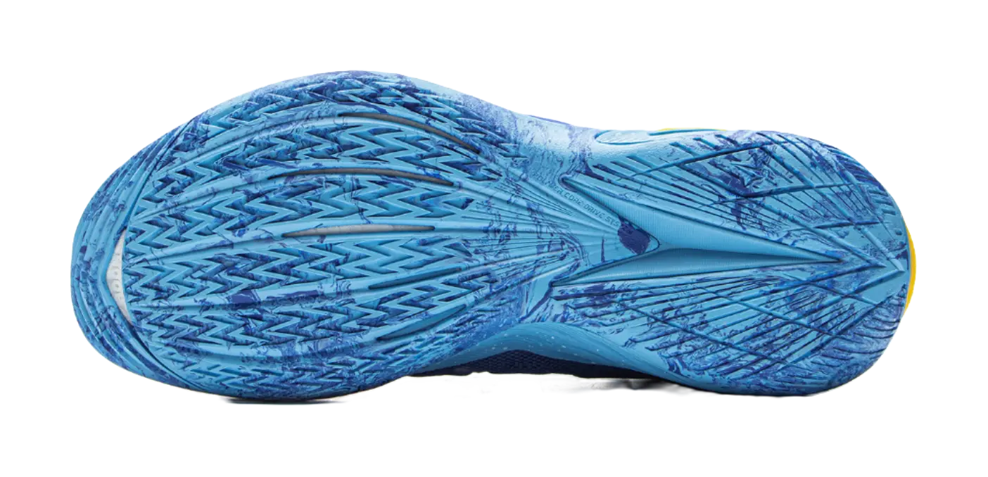 LiNing Buckets Shock Absorbers Slip Resistant Breathable Low Top Basketball Shoes Mens Blue  vjsneaker.com