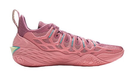 LiNing Buckets Shock Absorbers Slip Resistant Breathable Low Top Basketball Shoes Mens Pink  vjsneaker.com