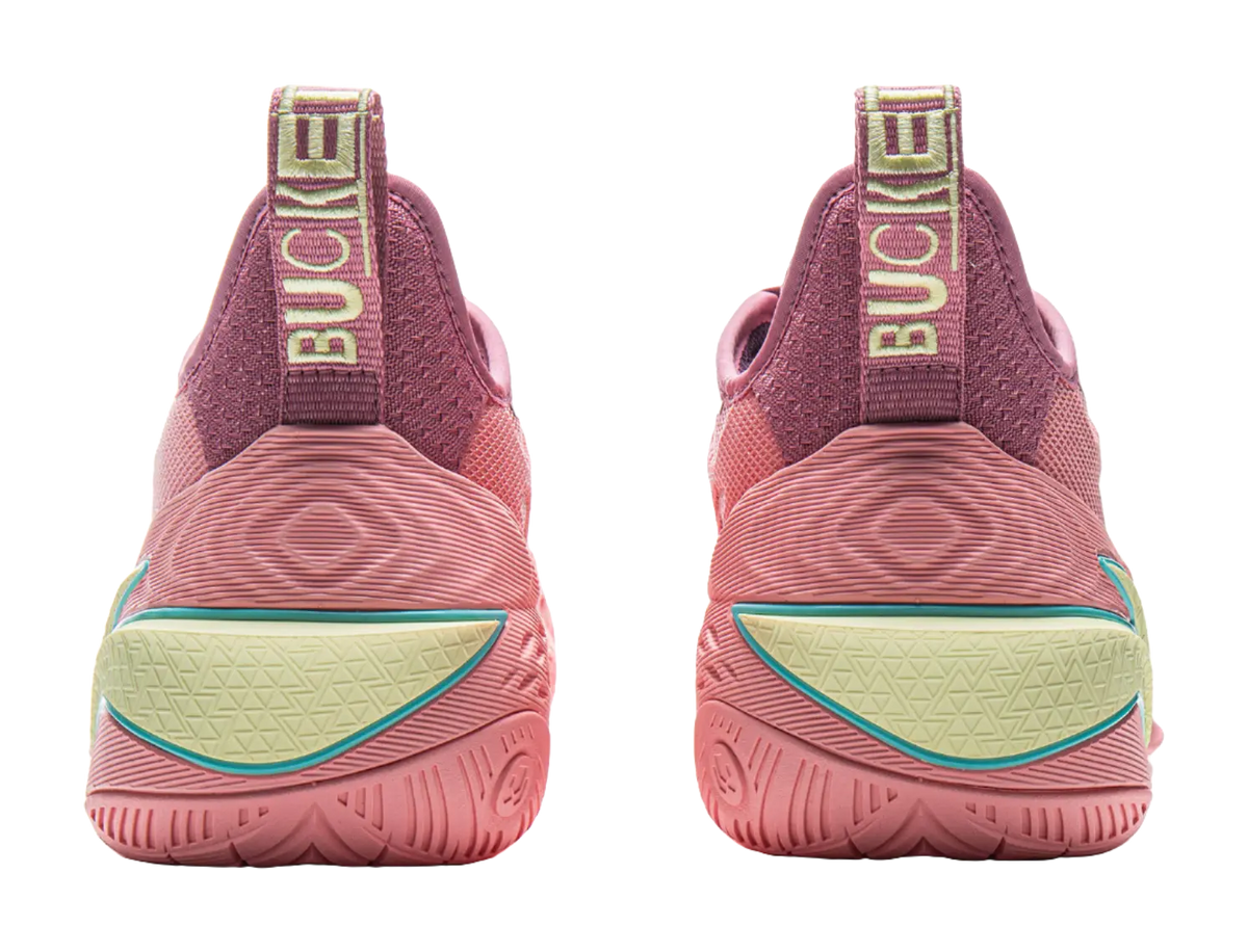 LiNing Buckets Shock Absorbers Slip Resistant Breathable Low Top Basketball Shoes Mens Pink  vjsneaker.com