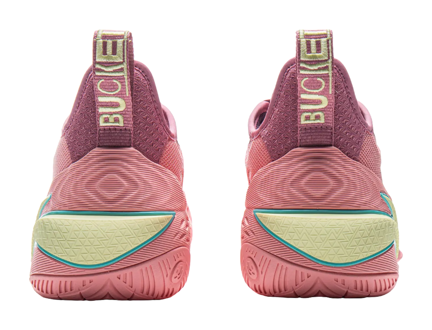 LiNing Buckets Shock Absorbers Slip Resistant Breathable Low Top Basketball Shoes Mens Pink  vjsneaker.com